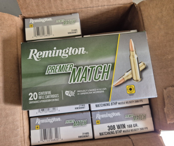 Remington Premier Match .308 Win. 168grs HPBT 20 St.