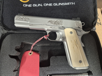 Nighthawk Custom VIP Silver .45 Auto