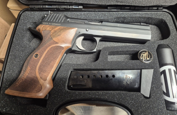 SIG SAUER P210 Super Target Black 5" 9mm Luger - Made in Germany