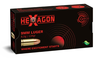 Geco Hexagon 9mm Luger 8,0 Gramm 1000 St.