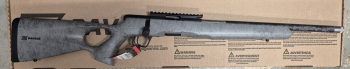 SAVAGE B22 TIMBERLITE THUMBHOLE .22 LR 18" Carbon