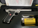 RUGER PISTOLE MARK IV TARGET .22 LR 5,5"/13,98CM SATINIERTER EDELSTAHL