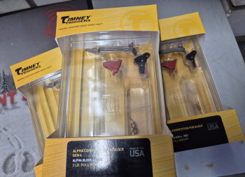 TIMNEY ABZUG FÜR ALPHA GLOCK GEN6, ABZG-GEW. CA. 1360GR, GERADER ABZUG